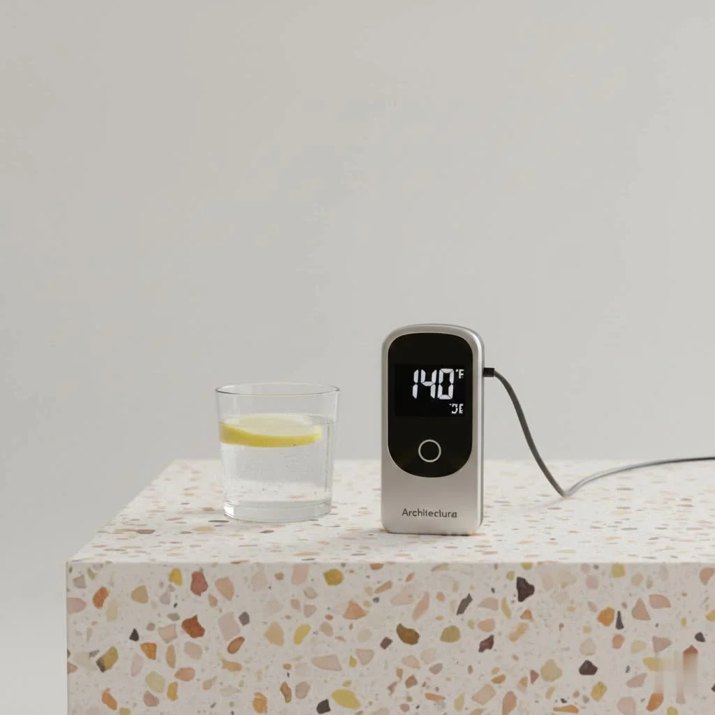 Wireless meat probe thermometer monitoring a roast