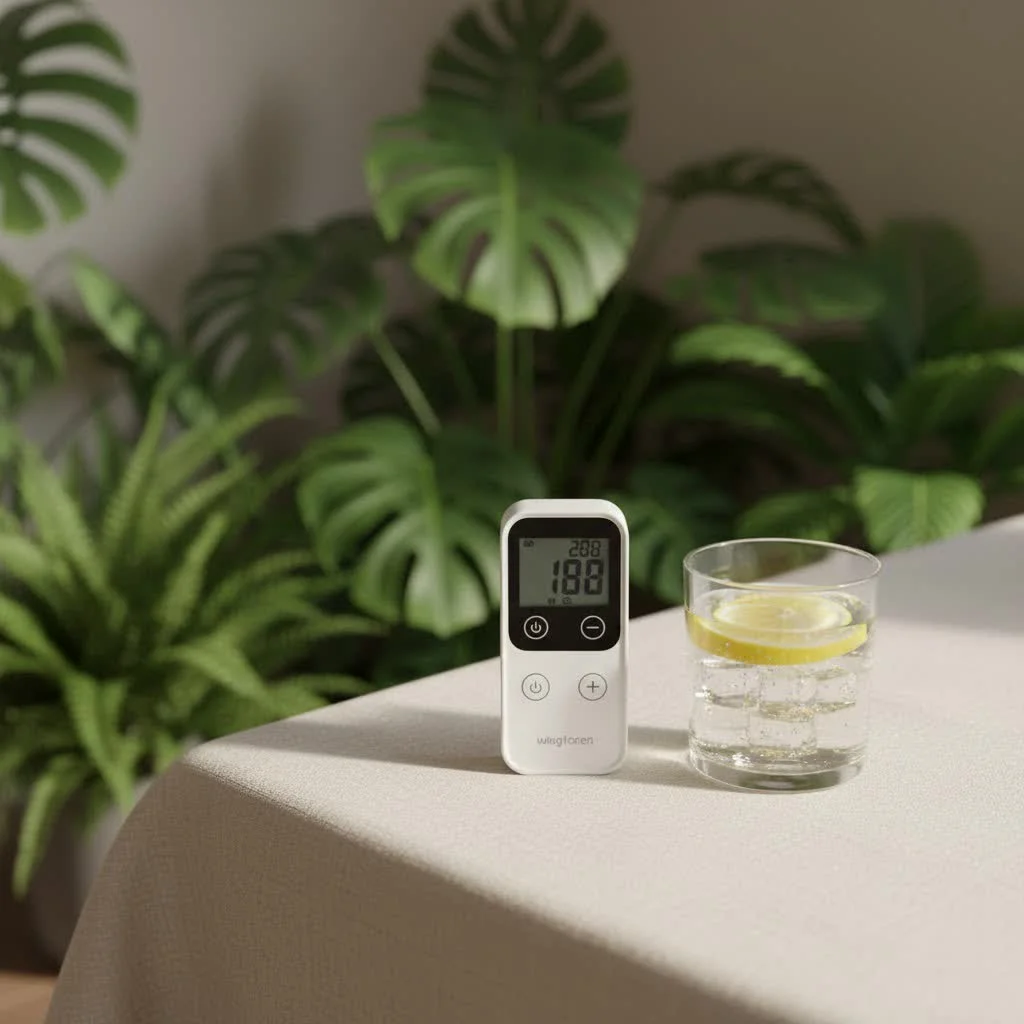 Digital internal meat thermometer inserted into a roast