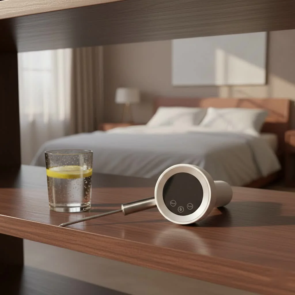 Digital meat thermometer accurately measuring the internal temperature of a roast